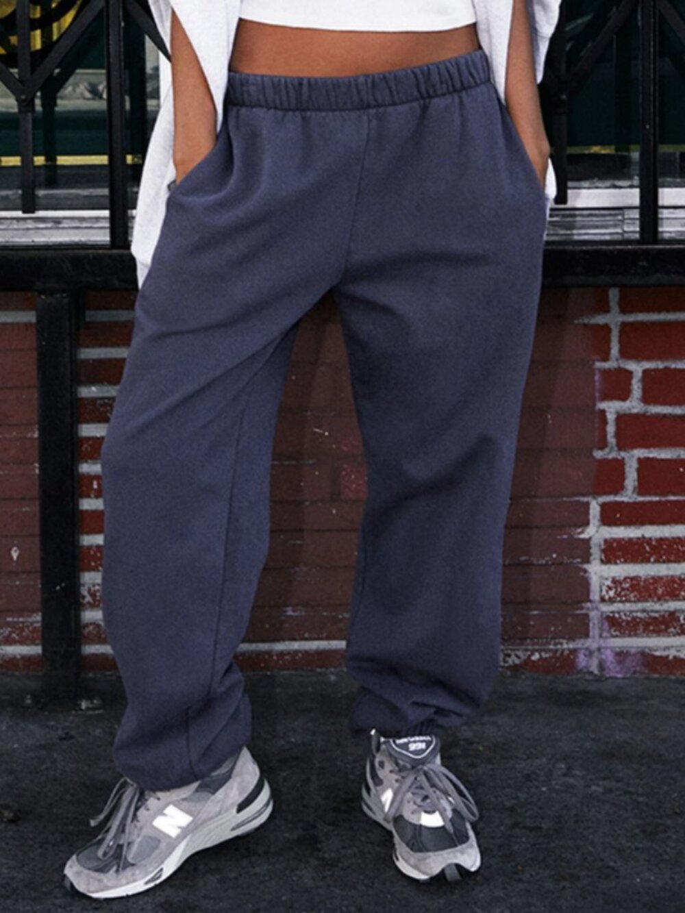 Brandy Melville Steel Blue Rosa Sweatpant - OS